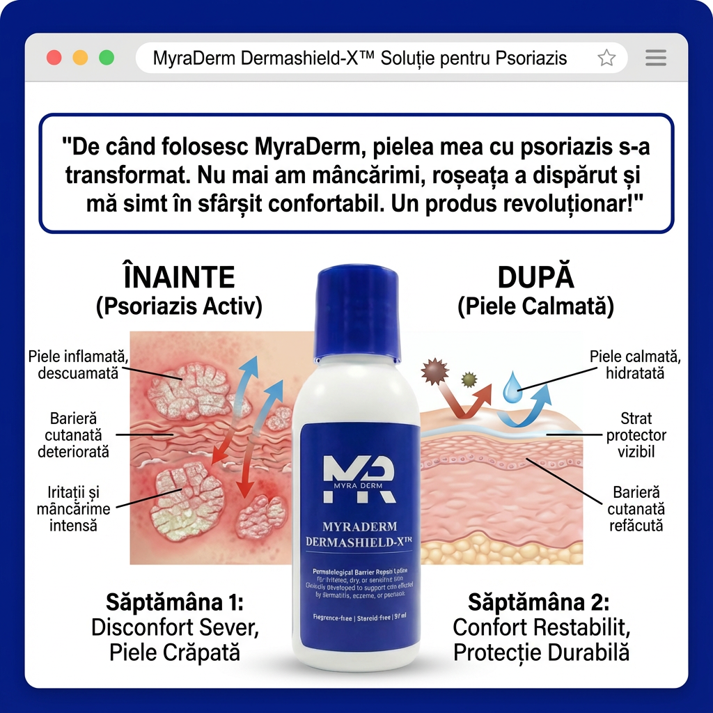 Myraderm DermaShield™ Loțiune Intensivă pentru Psoriazis - 87 ml