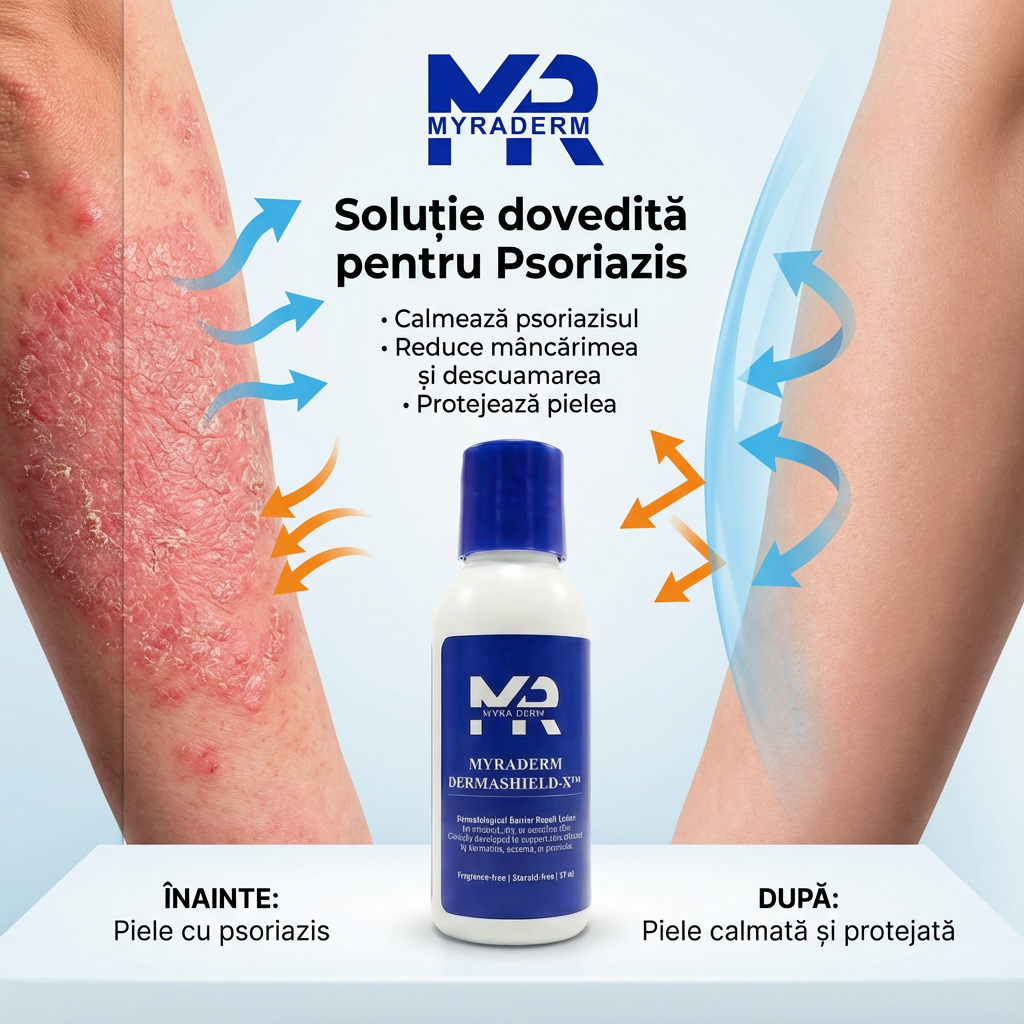 Myraderm DermaShield™ Loțiune Intensivă pentru Psoriazis - 87 ml